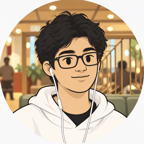 Illustrated portrait of Mihir Kolakaluri